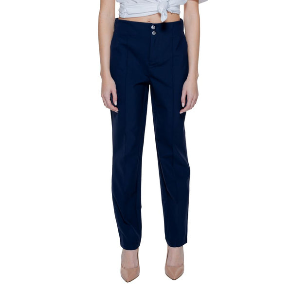 Blue Polyamide Jeans & Pant Street One