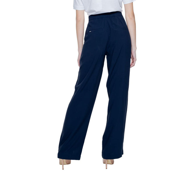 Blue Viscose Jeans & Pant Street One