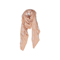 Orange Viscose Scarf Guess