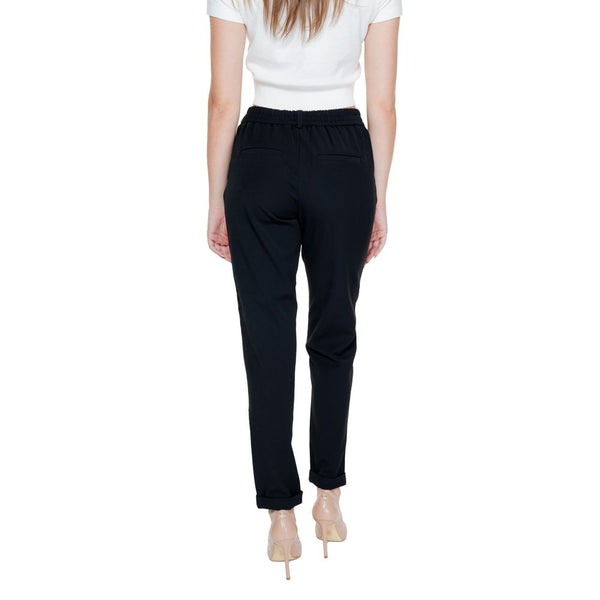 Black Polyester Jeans & Pant Vero Moda