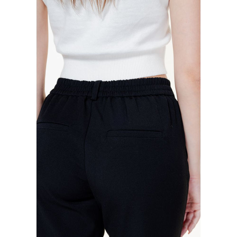 Black Polyester Jeans & Pant Vero Moda