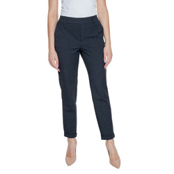 Gray Polyester Jeans & Pant Vero Moda