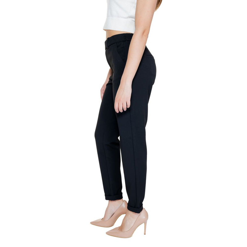 Black Polyester Jeans & Pant Vero Moda