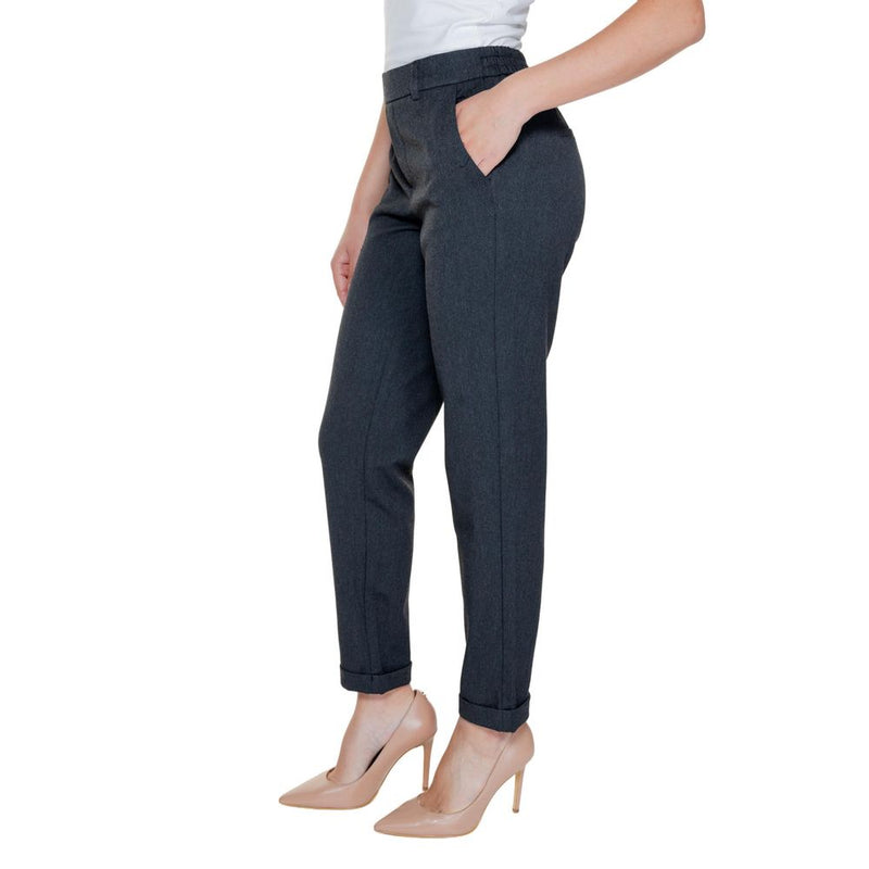 Gray Polyester Jeans & Pant Vero Moda