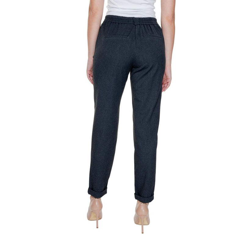 Gray Polyester Jeans & Pant Vero Moda