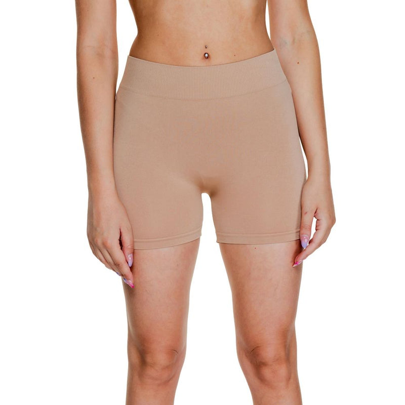 Beige Polyamide Short Vero Moda