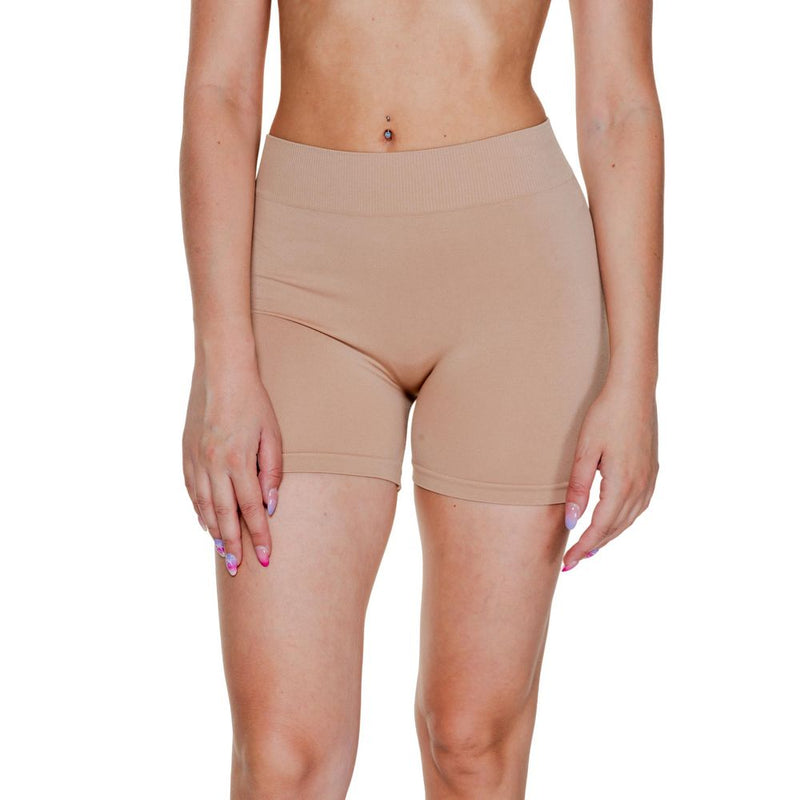 Beige Polyamide Short Vero Moda