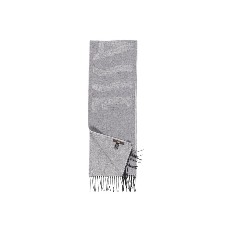 Gray Cotton Scarf Alviero Martini Prima Classe