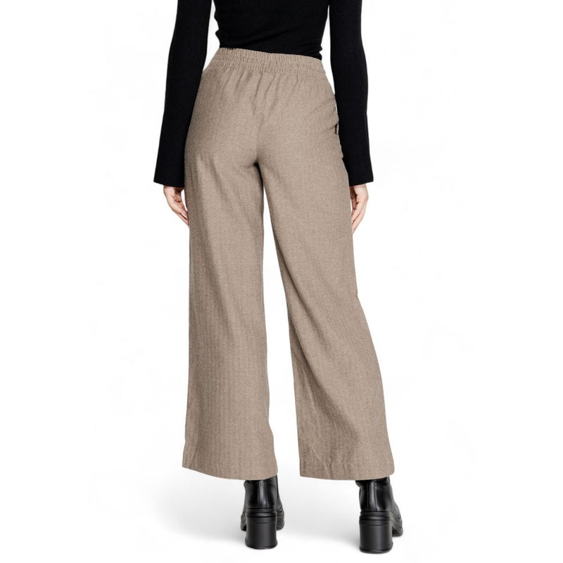 Brown Cotton Jeans & Pant Jacqueline De Yong