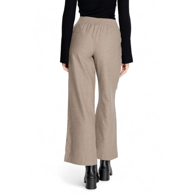 Brown Cotton Jeans & Pant Jacqueline De Yong