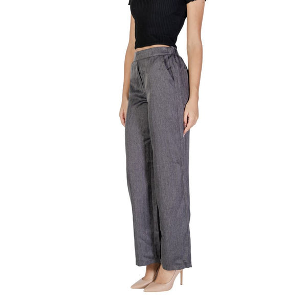 Gray Polyester Jeans & Pant Jacqueline De Yong