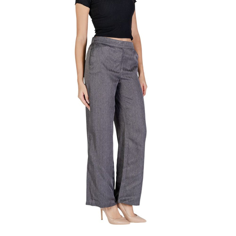 Gray Polyester Jeans & Pant Jacqueline De Yong