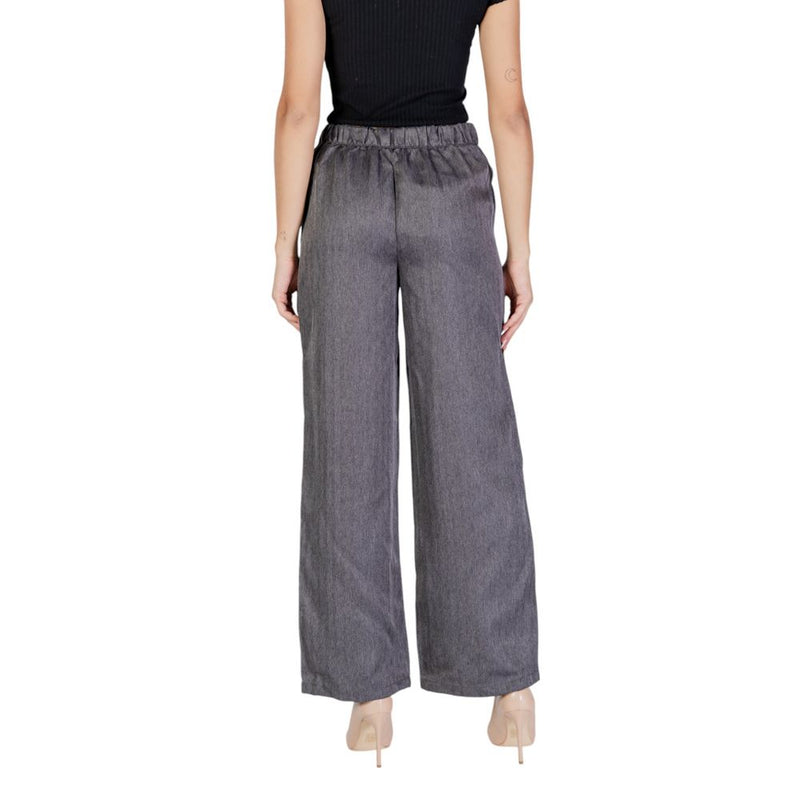 Gray Polyester Jeans & Pant Jacqueline De Yong