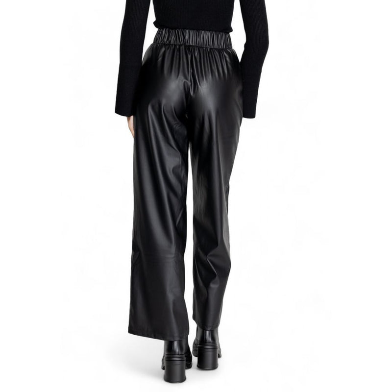 Black Polyester Jeans & Pant Jacqueline De Yong