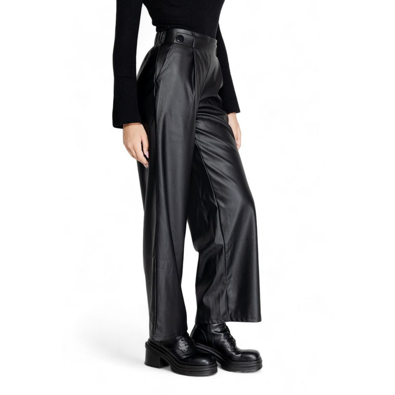 Black Polyester Jeans & Pant Jacqueline De Yong