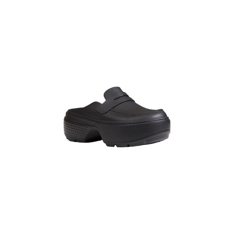 Black Synthetic Sandal Crocs