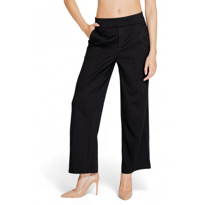 Black Viscose Jeans & Pant Street One