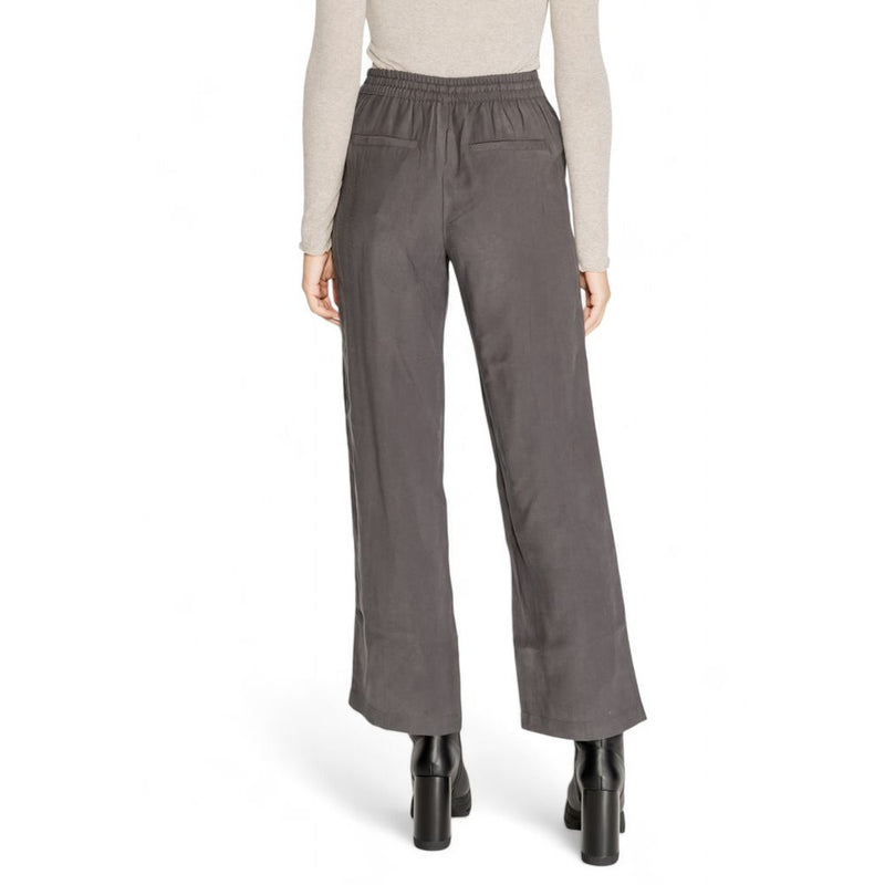 Gray Viscose Jeans & Pant Jacqueline De Yong