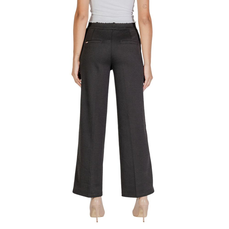 Black Polyester Jeans & Pant Street One