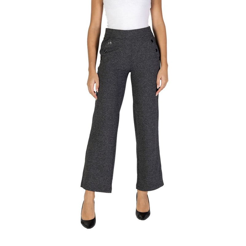 Black Polyester Jeans & Pant Street One