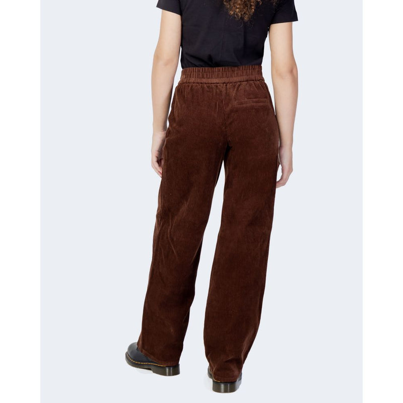 Brown Cotton Jeans & Pant Only