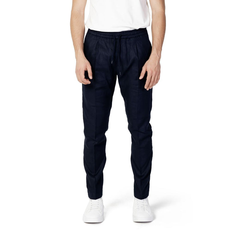 Blue Linen Jeans & Pant Antony Morato