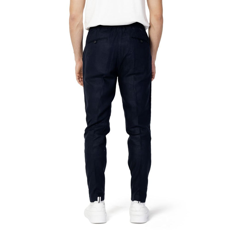 Blue Linen Jeans & Pant Antony Morato