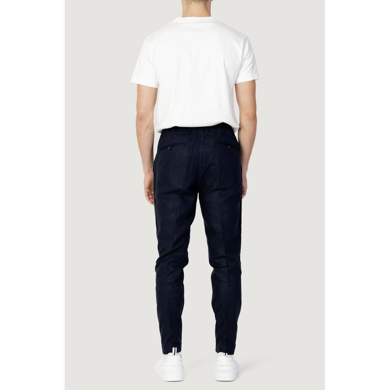 Blue Linen Jeans & Pant Antony Morato