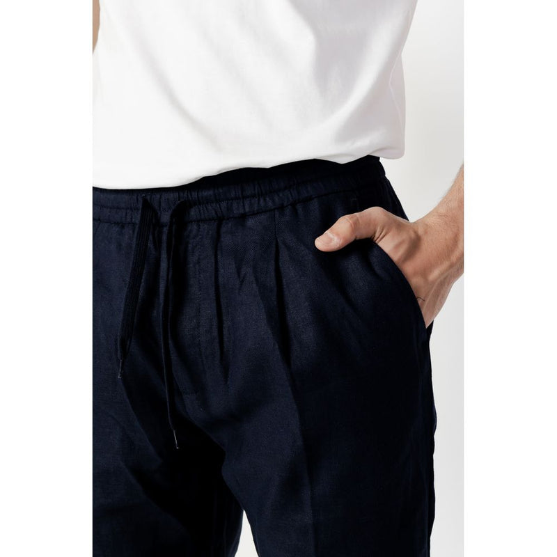 Blue Linen Jeans & Pant Antony Morato