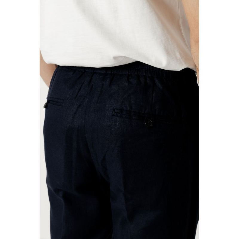 Blue Linen Jeans & Pant Antony Morato