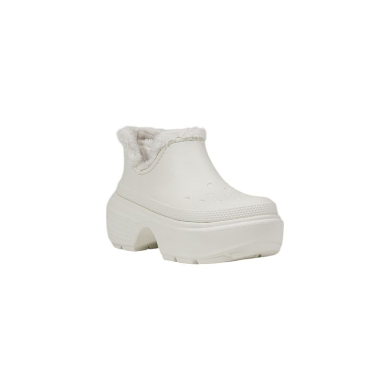 White Croslite Boot Crocs