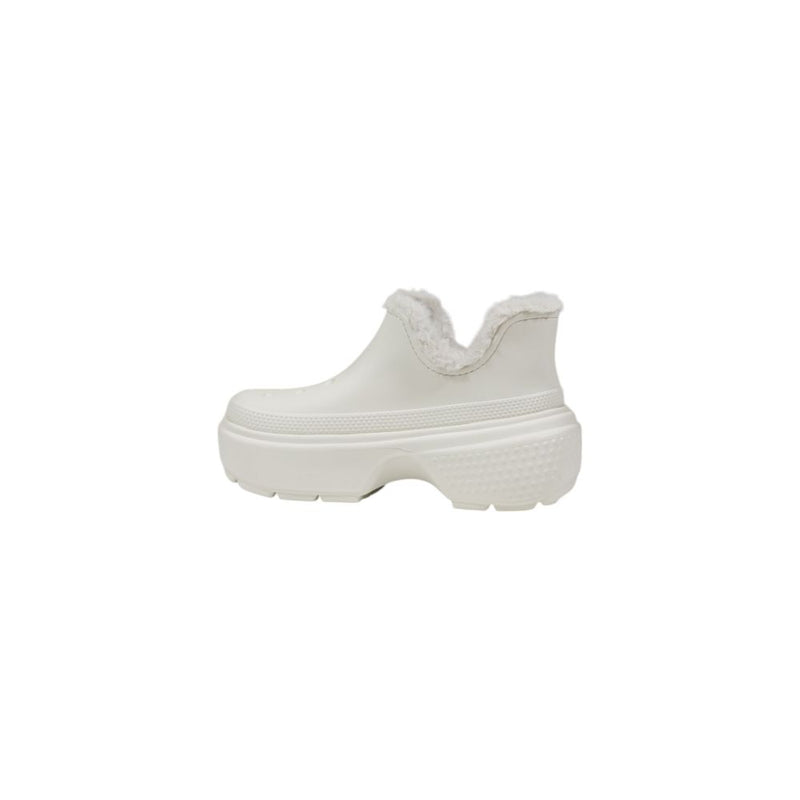 White Croslite Boot Crocs