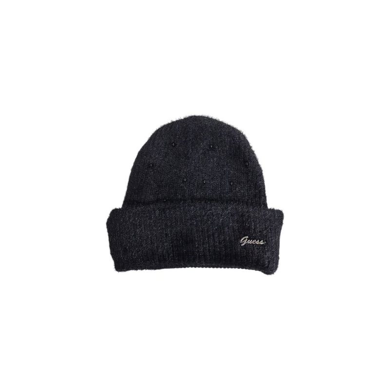 Black Cotton Hat Guess