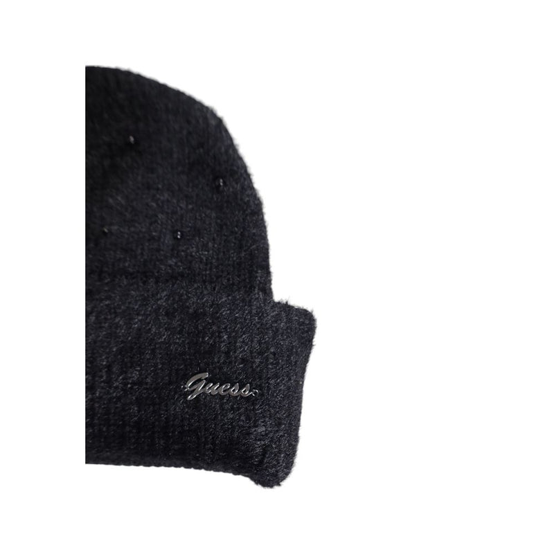 Black Cotton Hat Guess