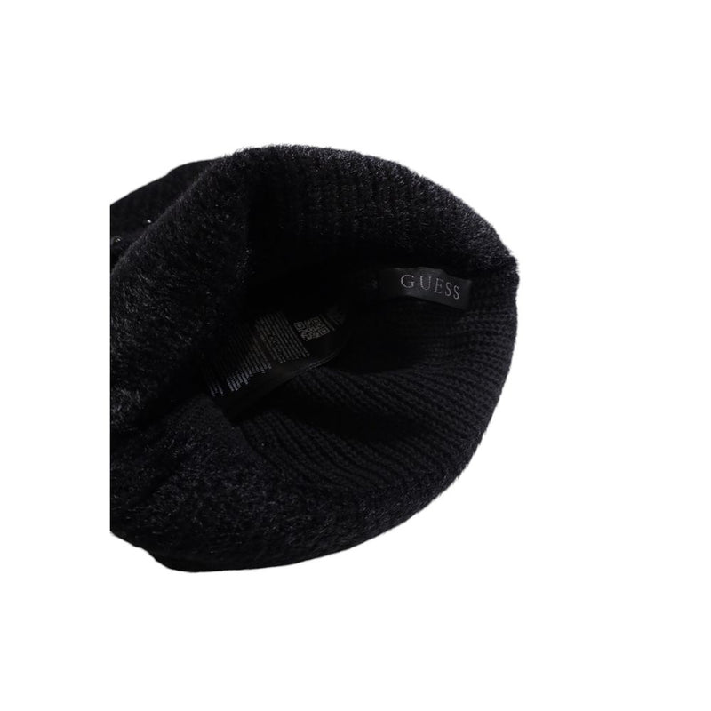 Black Cotton Hat Guess