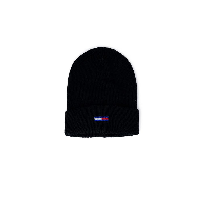 Black Organic Cotton Hat Tommy Hilfiger Jeans