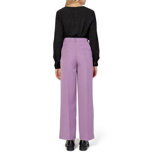 Purple Lyocell Jeans & Pant Street One