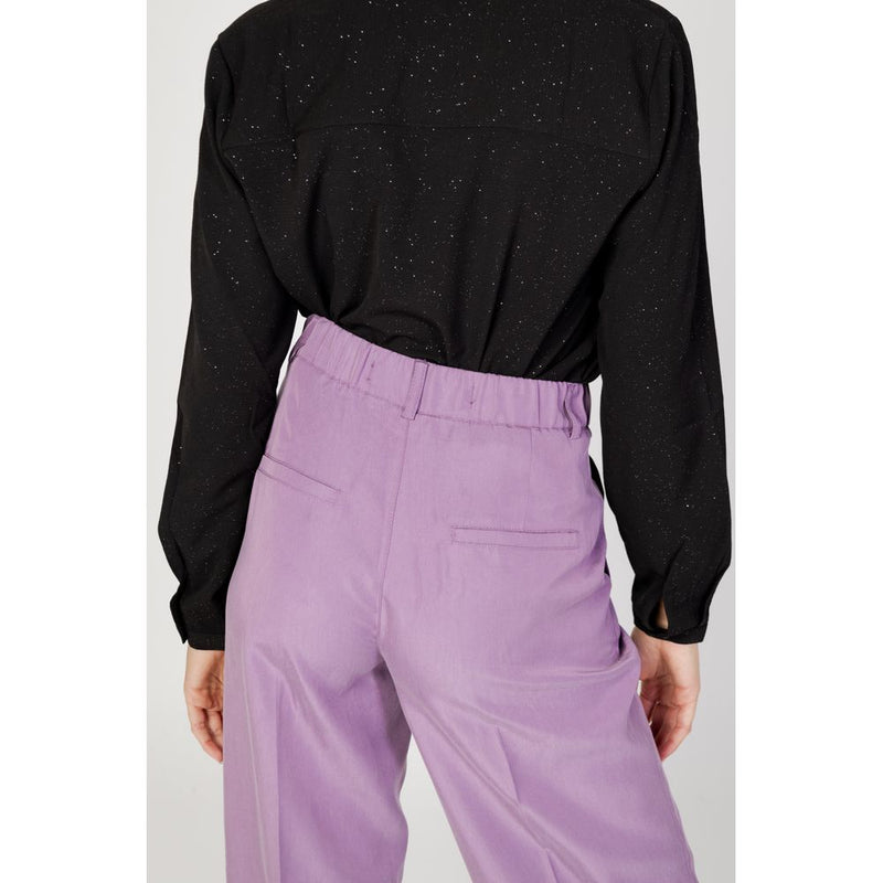 Purple Lyocell Jeans & Pant Street One