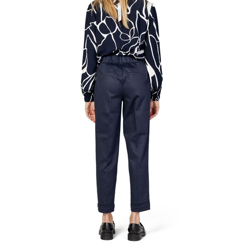 Blue Viscose Jeans & Pant Street One