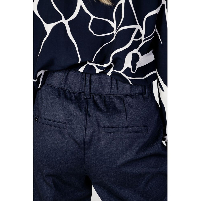 Blue Viscose Jeans & Pant Street One