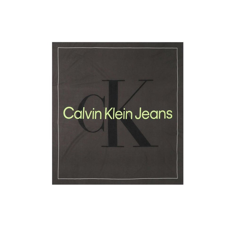 Black Organic Cotton Scarf Calvin Klein