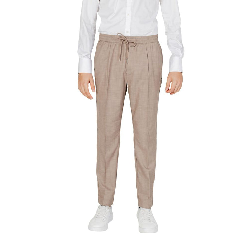 Beige Polyester Pant Antony Morato
