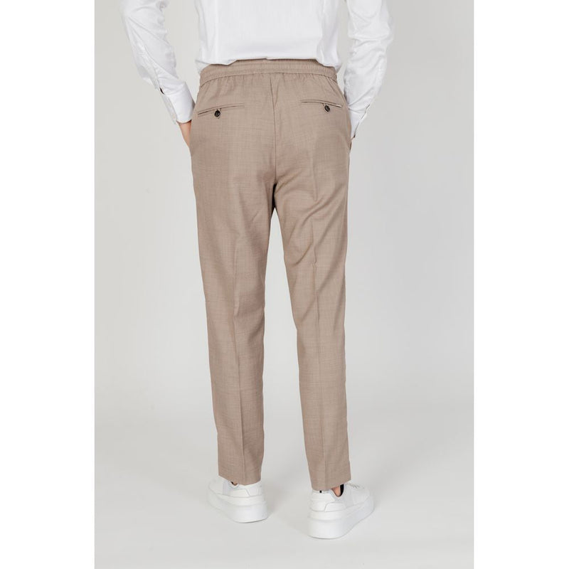 Beige Polyester Pant Antony Morato