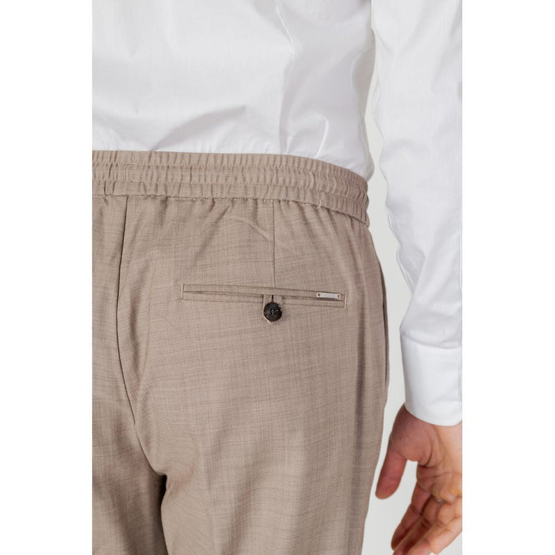 Beige Polyester Pant Antony Morato