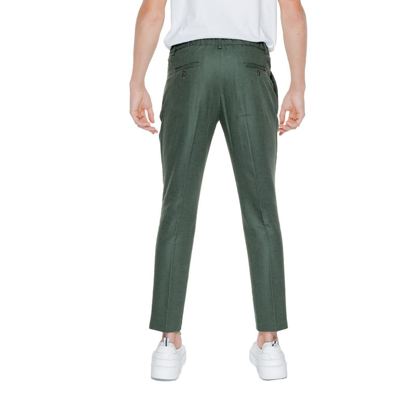 Green Linen Jeans & Pant Antony Morato