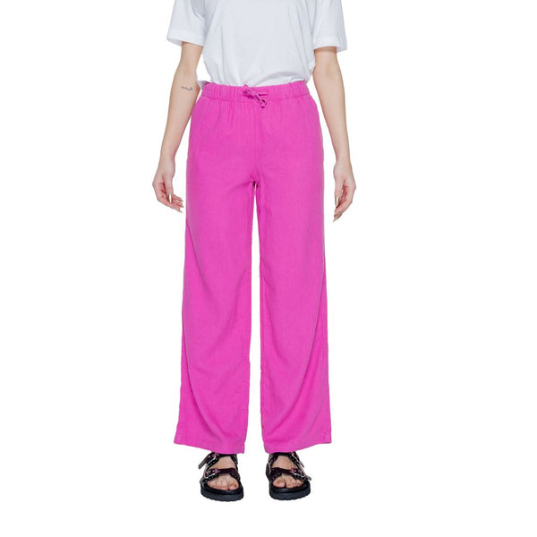 Pink Linen Jeans & Pant Only