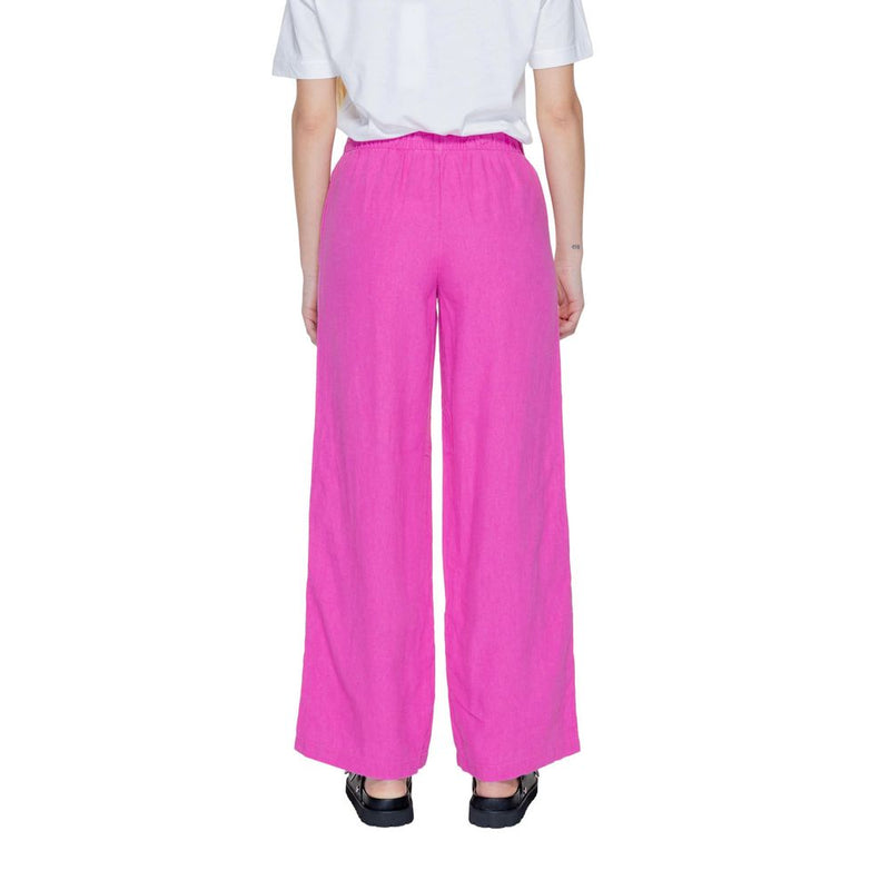 Pink Linen Jeans & Pant Only