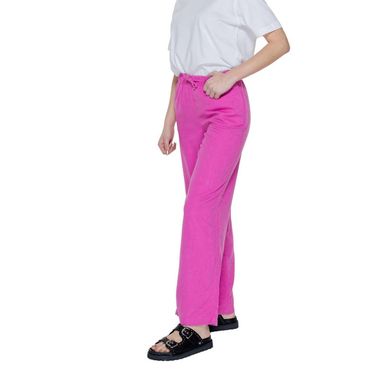 Pink Linen Jeans & Pant Only