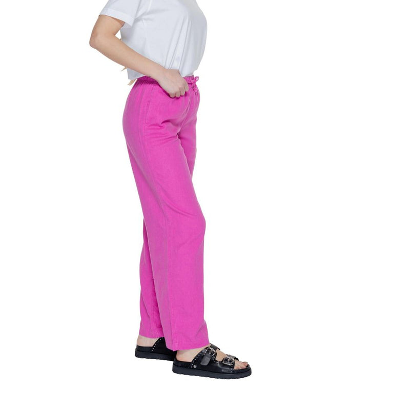 Pink Linen Jeans & Pant Only