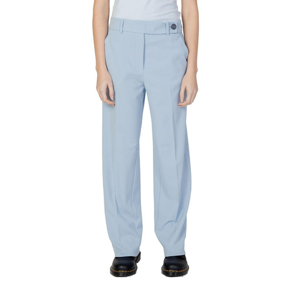 Blue Polyester Jeans & Pant Only